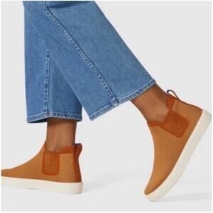 Rothy's Chelsea Ankle Pull-on Booties Women's sz. 9 in Fawn